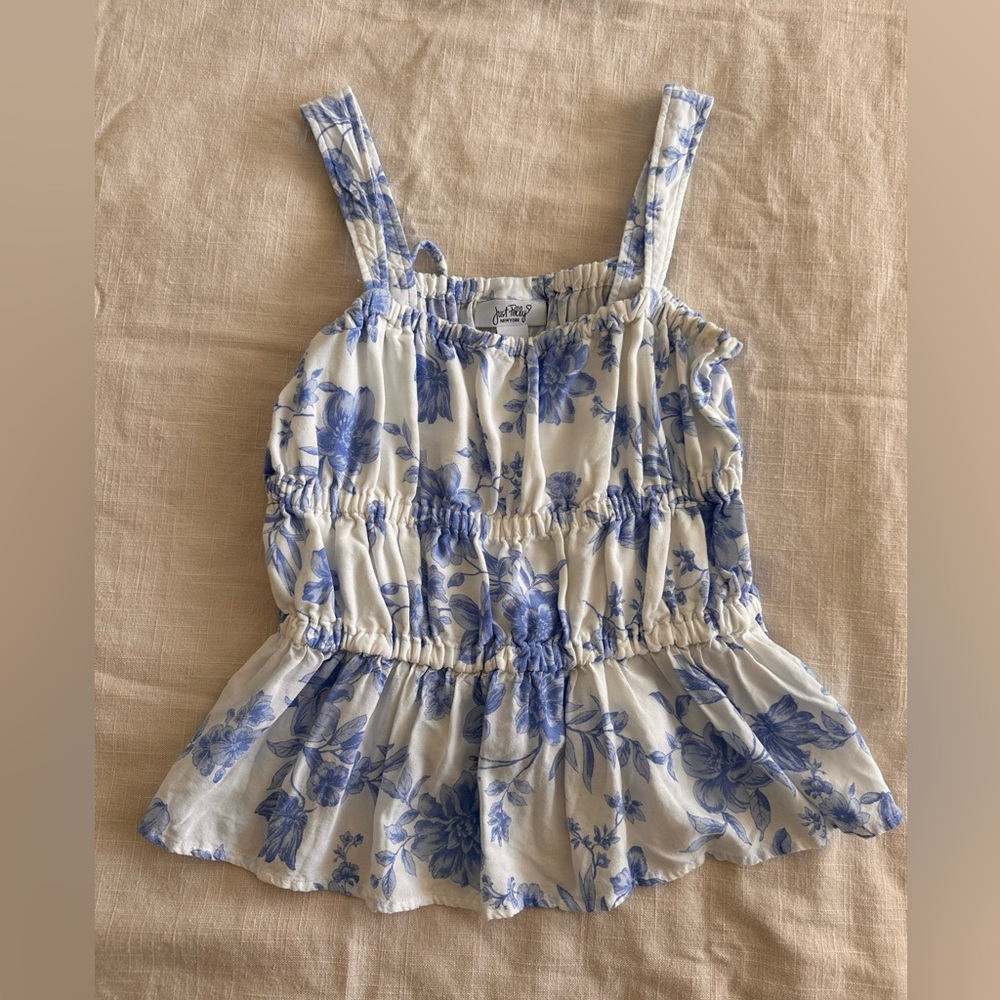 Tank top blue blouse